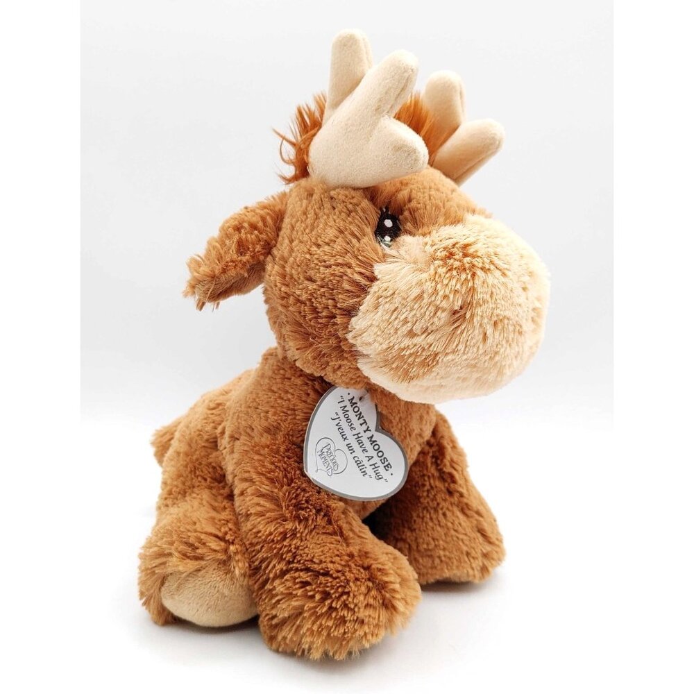 Aurora Precious Moments 8" Monty Moose Plush Stuffed Animal